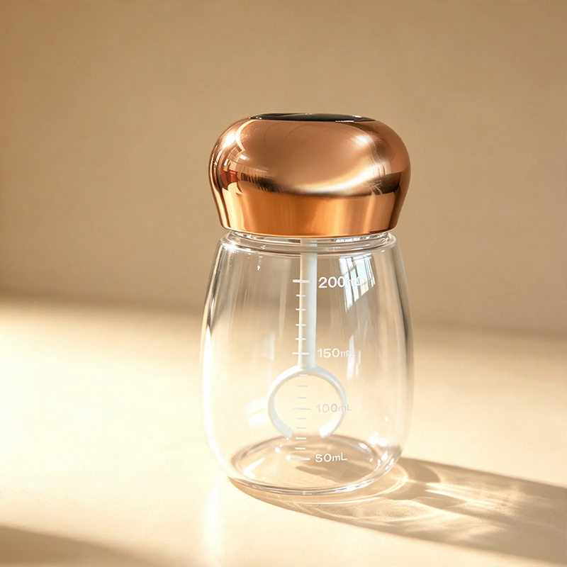 Electric Whisking Mixer made of Glass with Temperature Display
