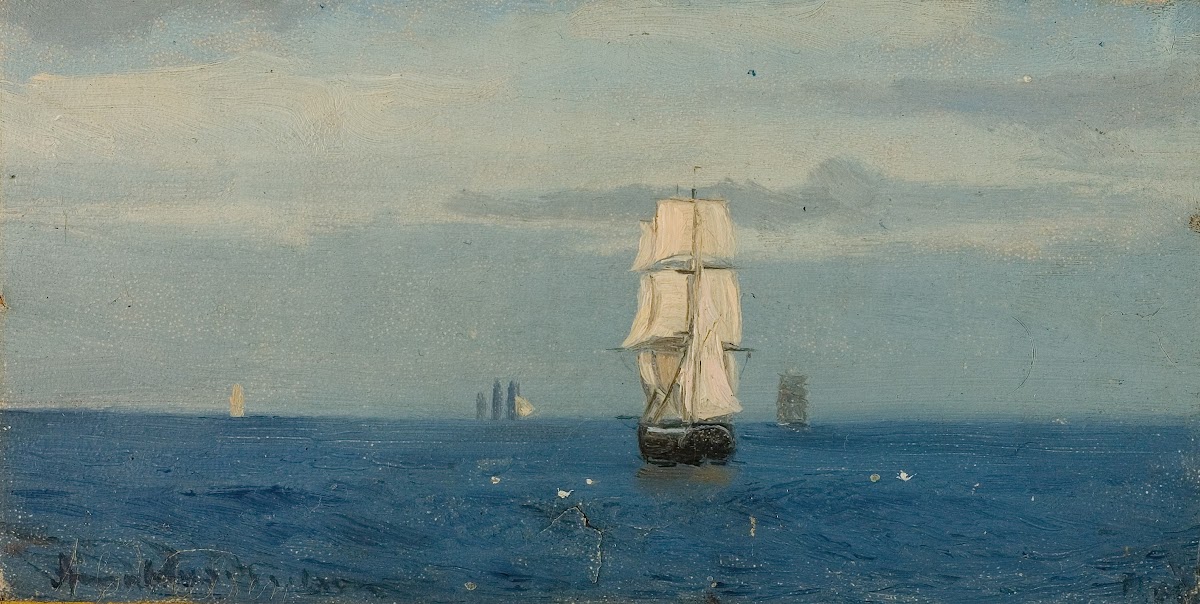 Morgenstemning Atlanterhavet 1860
