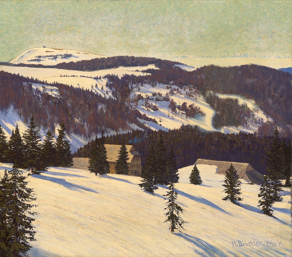 My Winter Refuge  Todtnauer Hut on the Feldberg 1905