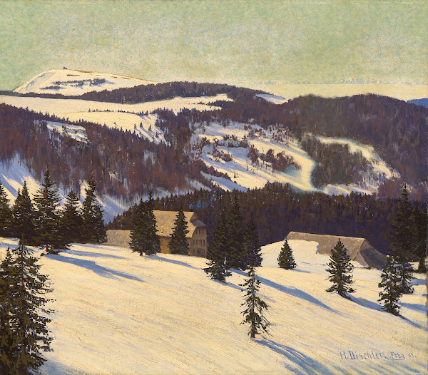 My Winter Refuge  Todtnauer Hut on the Feldberg 1905