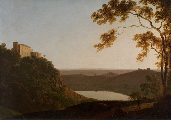 Lake Nemi sunset