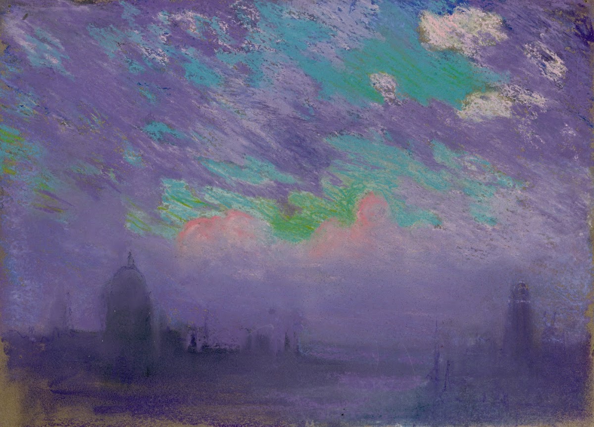 Green blue and purple 1880