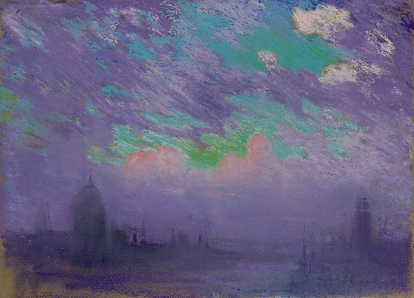 Green blue and purple 1880