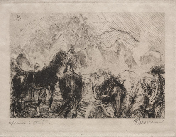 Horse Market in Algiers 1898
