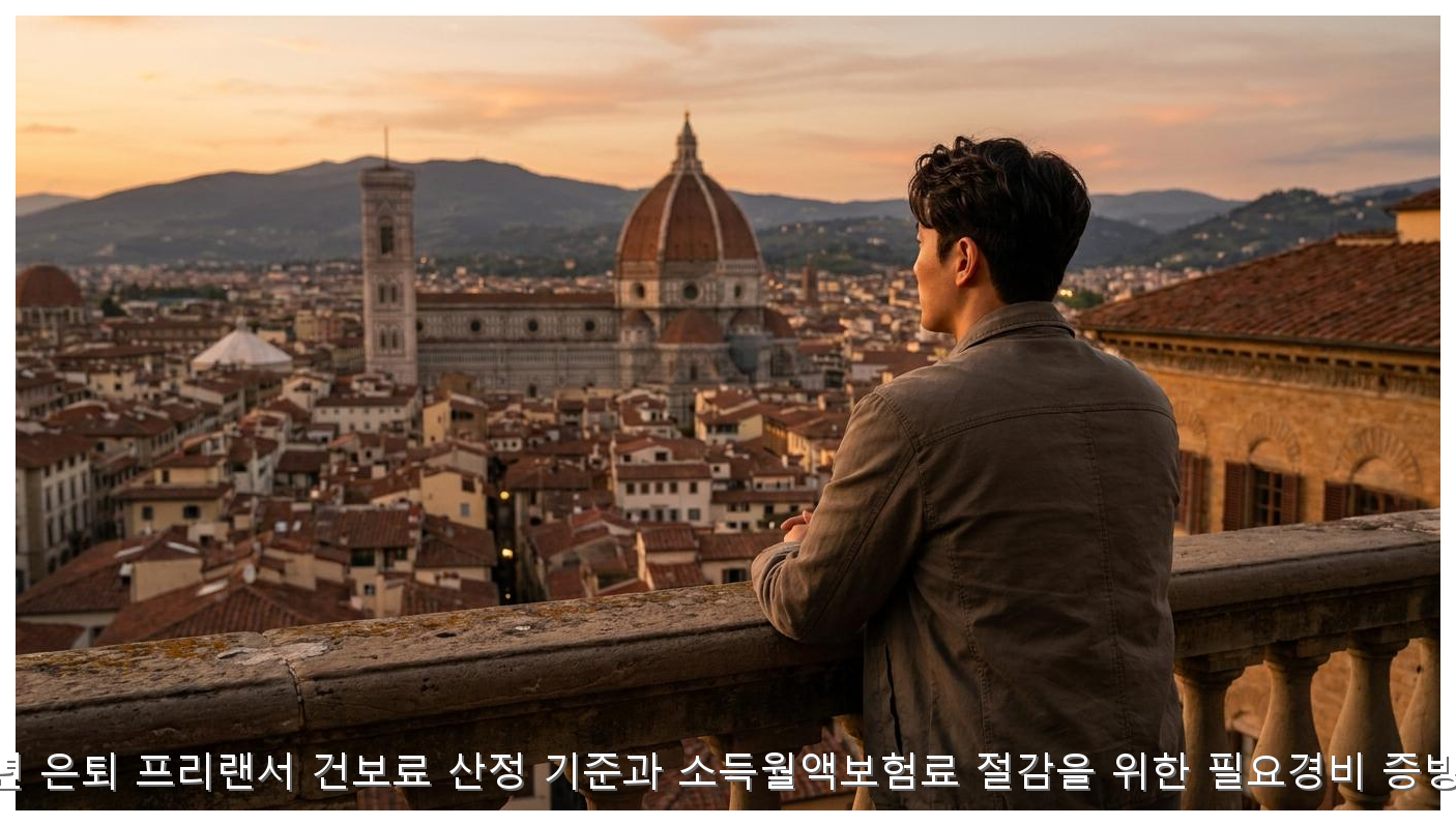 2026년 은퇴 프리랜서 건보료 절약 전략 핵심 안내 및 분석 인포그래픽 (8)