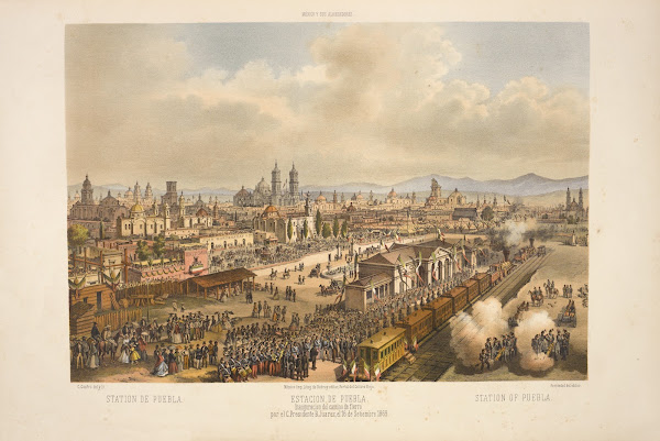 Station of Puebla 1869
