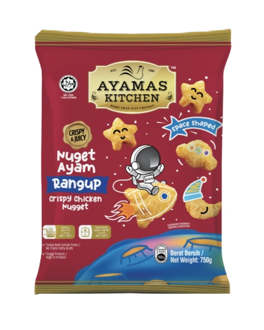 Ayamas Kitchen Crispy Chicken Nugget 'Space Shaped' 750G