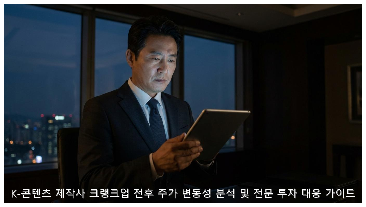 K-콘텐츠 제작사 크랭크업 전후 주가 변동성 분석 및 전문 투자 대응 가이드 핵심 안내 및 분석 인포그래픽 (2)