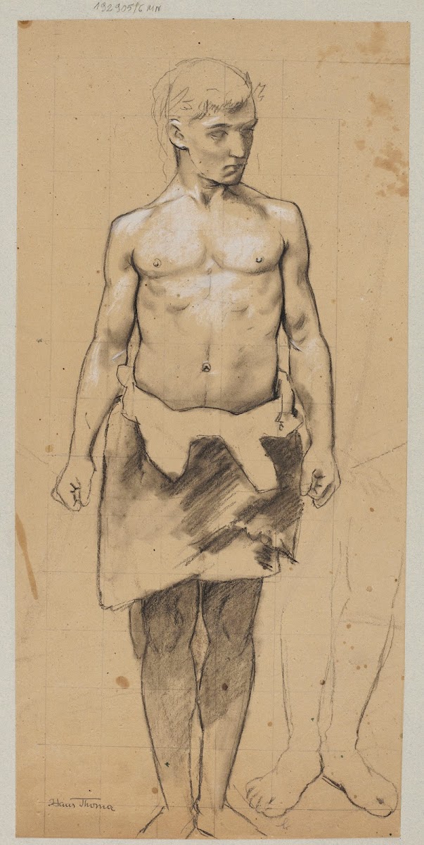 Study of a Young Man Wearing a Leather Loincloth 1886