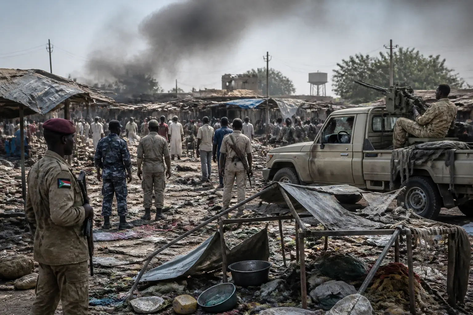 Editorial image for Drone strike kills 153 at market in Sudan-South Sudan border region
