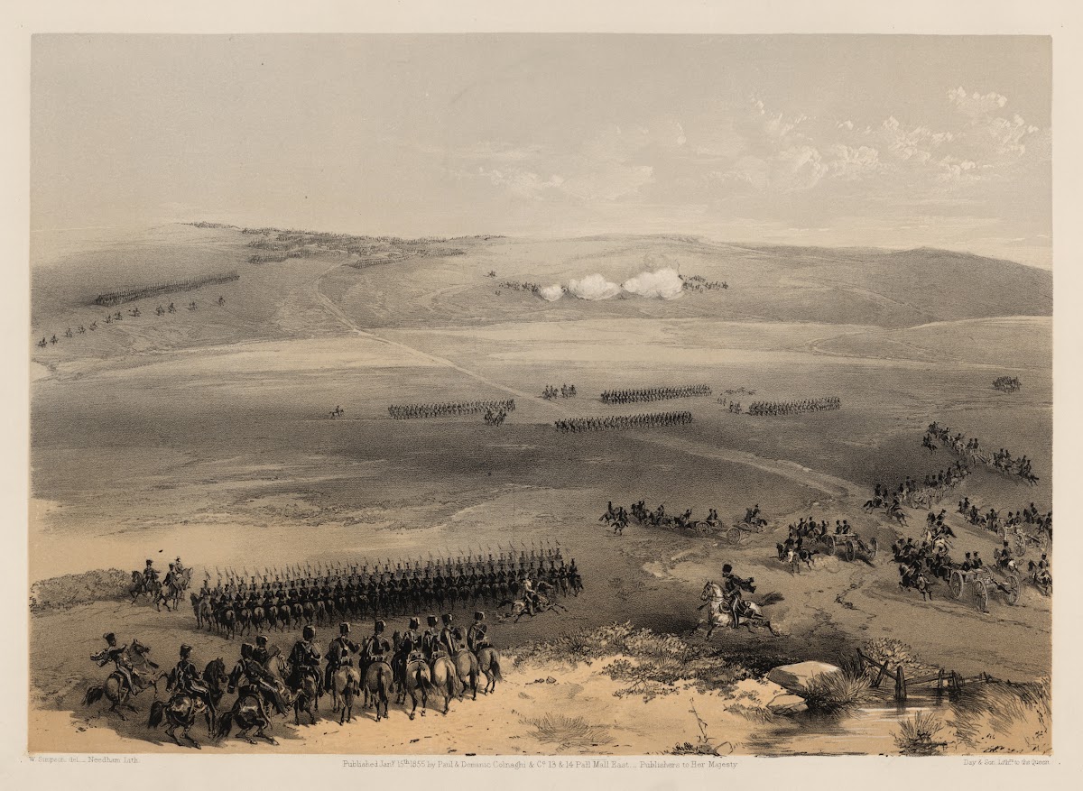 The cavalry affair of the heights of Bulganak  the first gun 19th Sepr 1854 1855