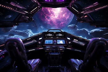Spaceship Interior Wallpaper