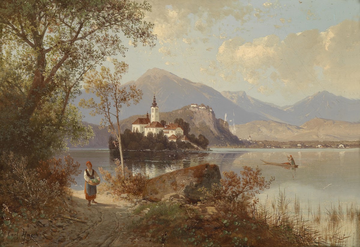 Blick auf den Bleder See