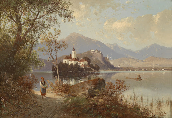 Blick auf den Bleder See
