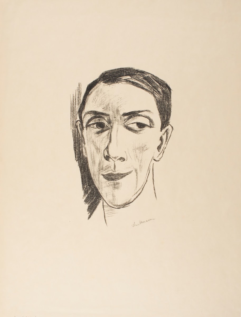 Portrait of the Actor N M Zeretelli 1921