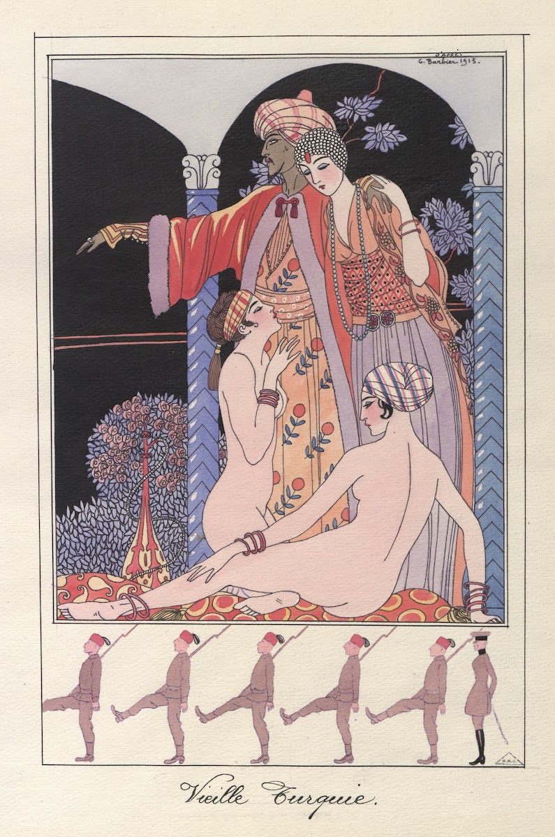 Vieille Turquie Dans le sérail 1914 1915