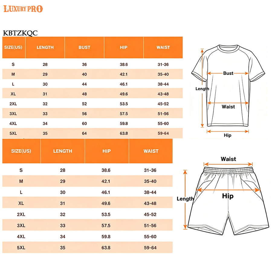 AOP Oversized Short‑Sleeve & Shorts Set‑300G Air Layer
