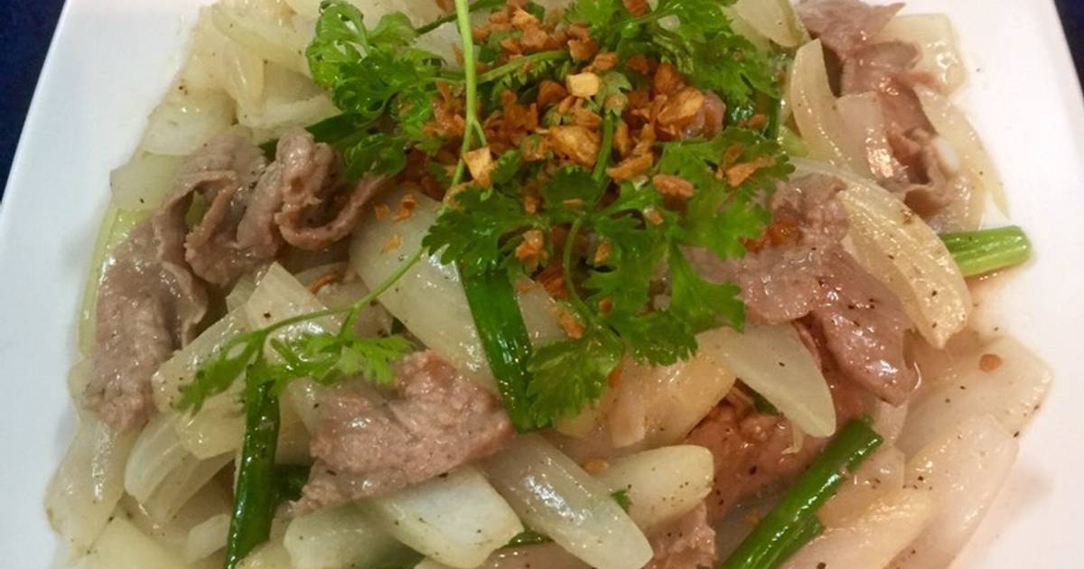 Bún bò xào