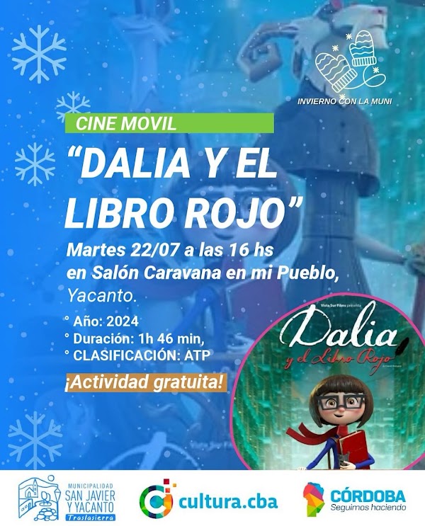 Cine Móvil: DALIA Y EL LIBRO ROJO