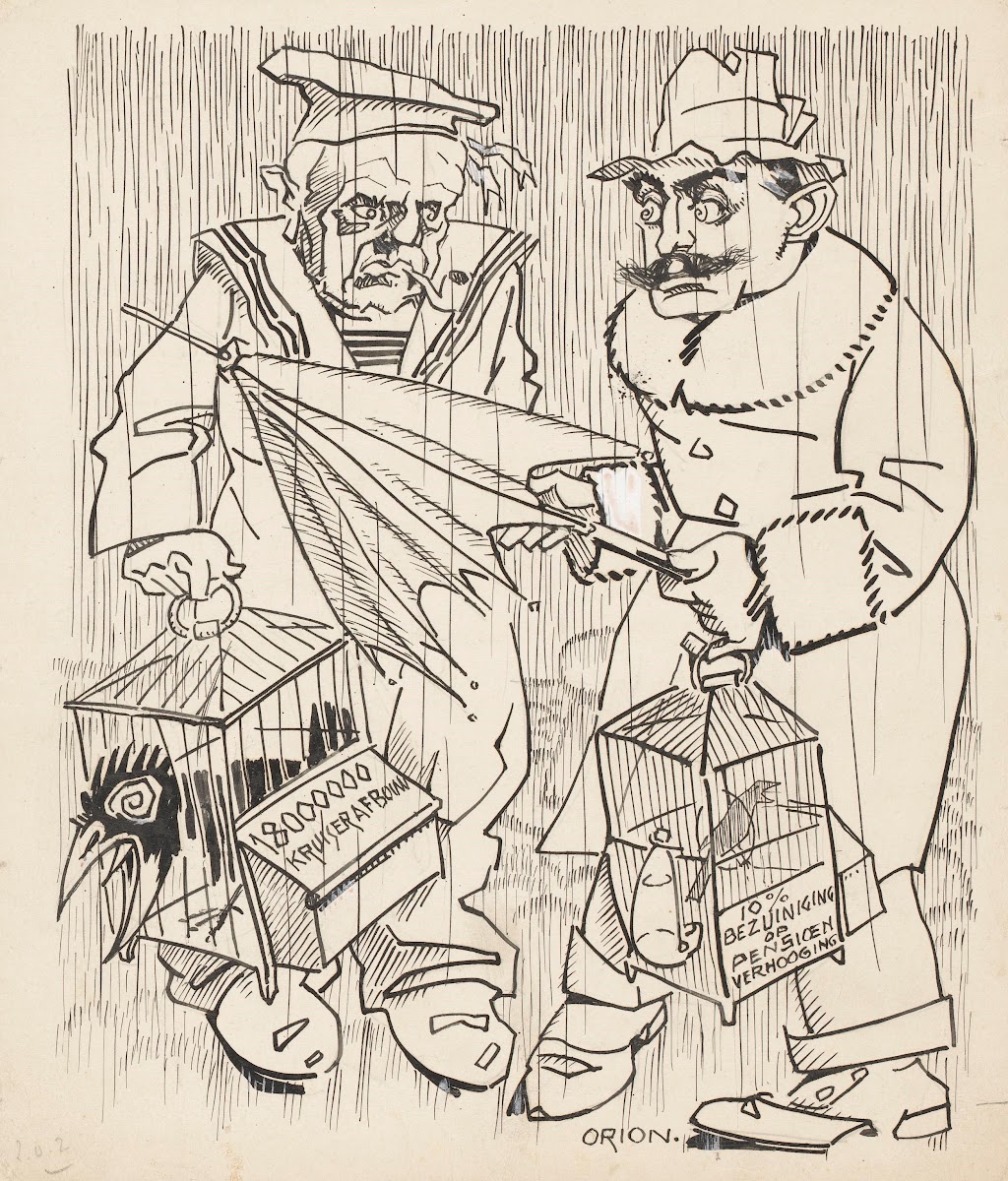 De Marine en de Pensioen debatten 1920
