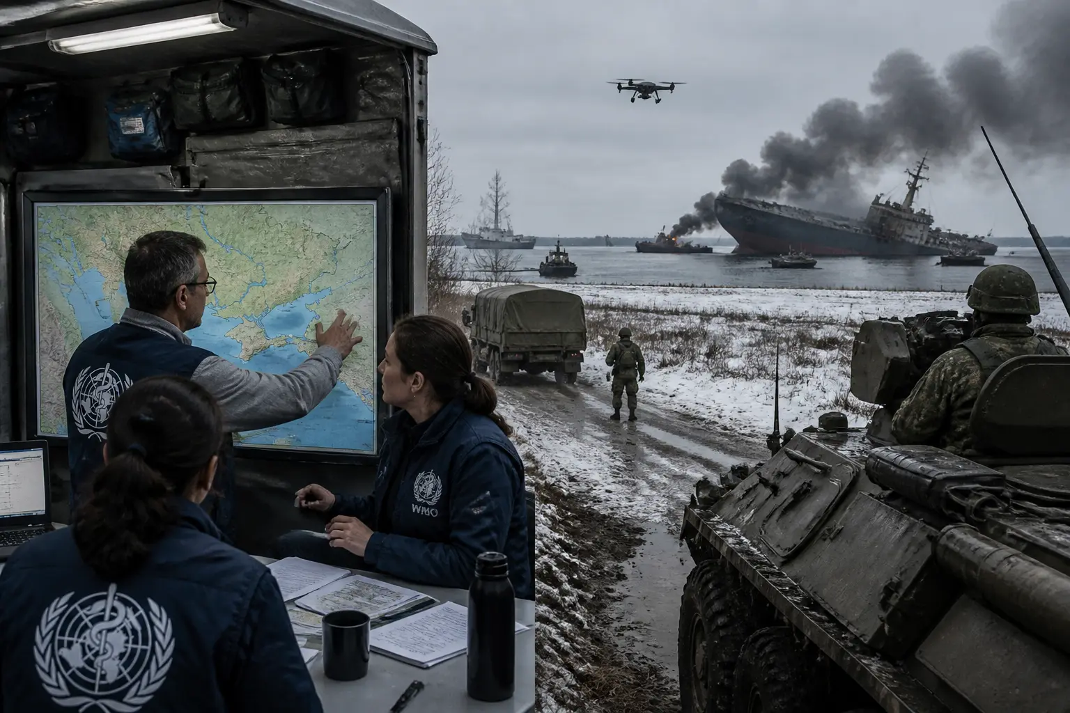 Editorial image for WHO assesses low plague risk in Siberia as Black Sea ships sink from drone attacks
