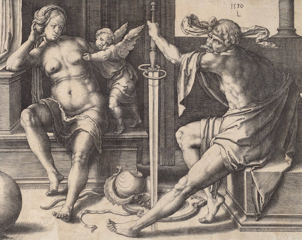 Mars Venus and Cupid 1530