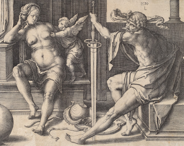 Mars Venus and Cupid 1530
