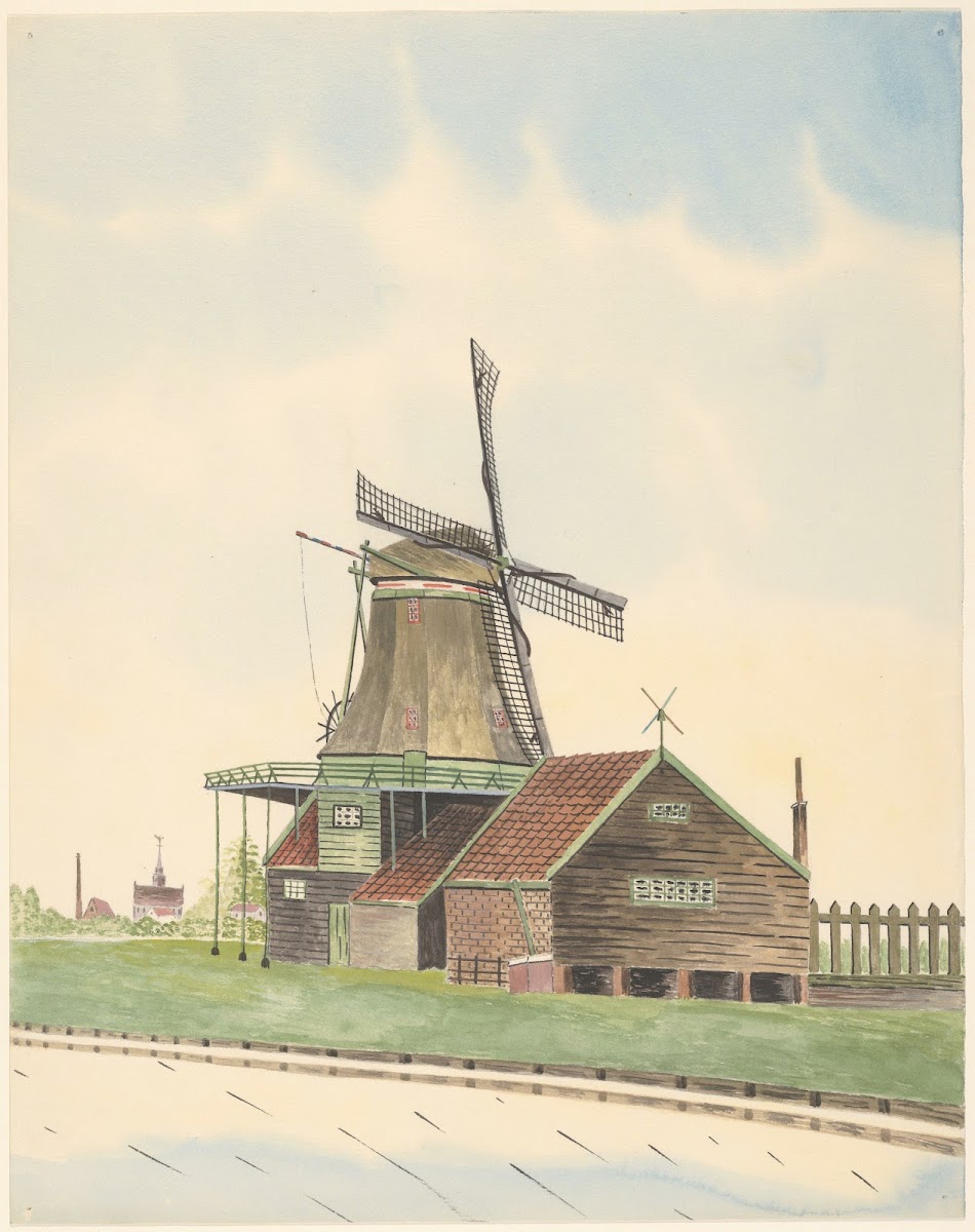 molens Kover molen Oostzaandam 1930 1940