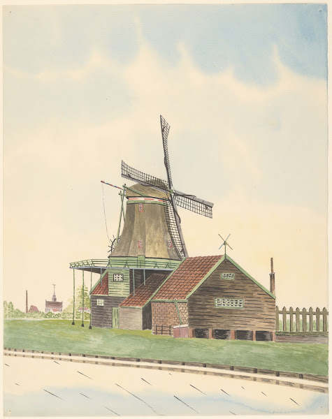 molens Kover molen Oostzaandam 1930 1940