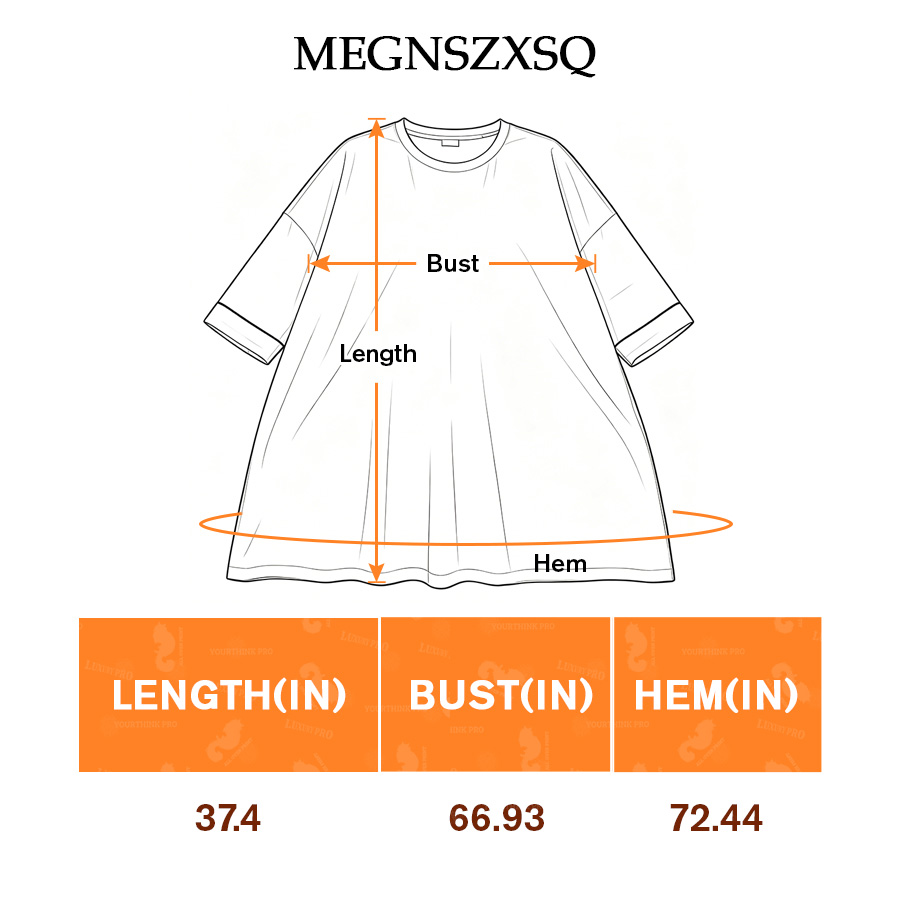 AOP MEG Women's Mid Sleeved Nightgown