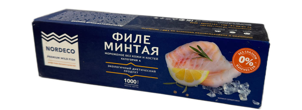 Филе минтая в коробке