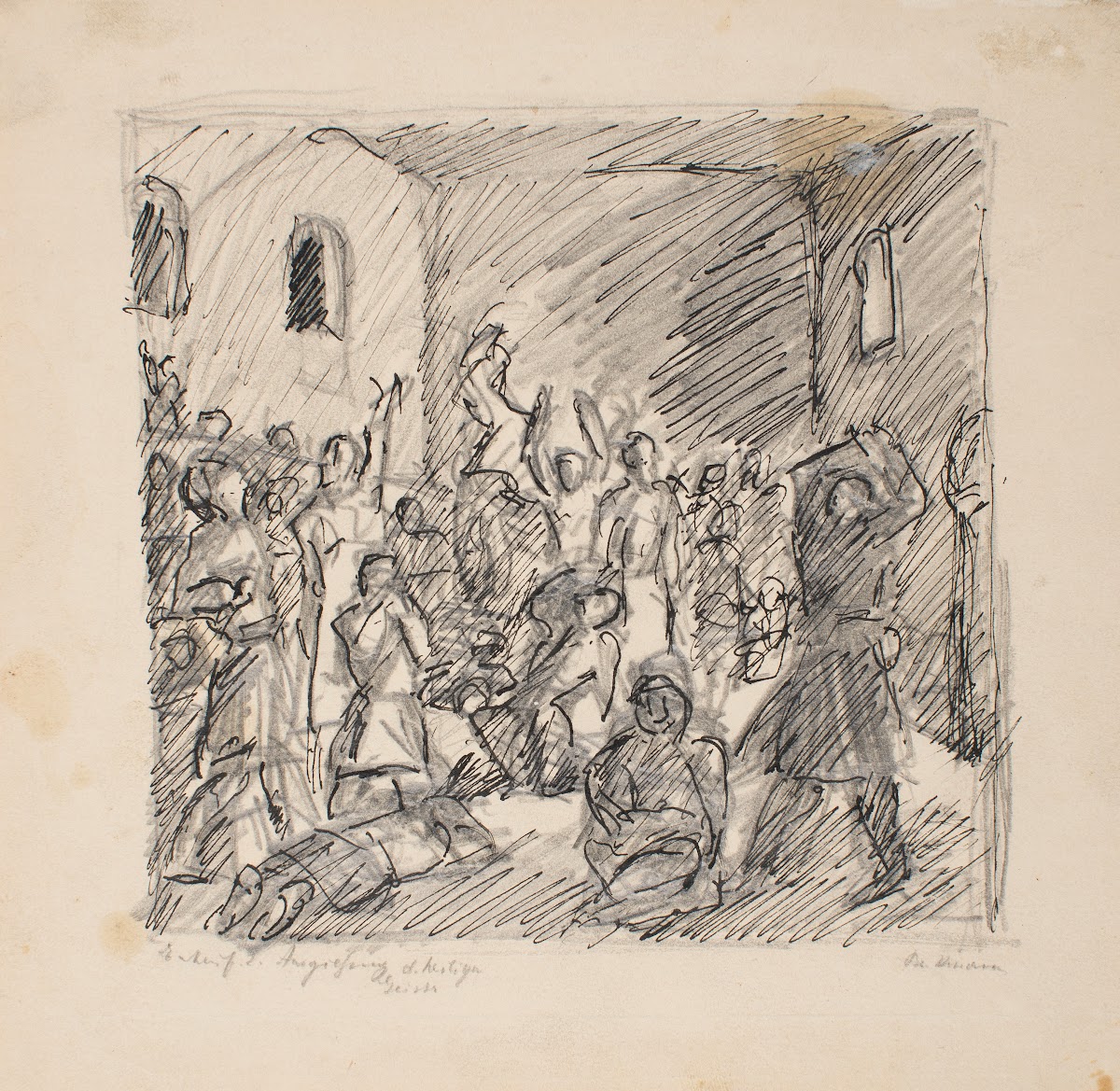 Sketch for Receiving the Holy Ghost 1910