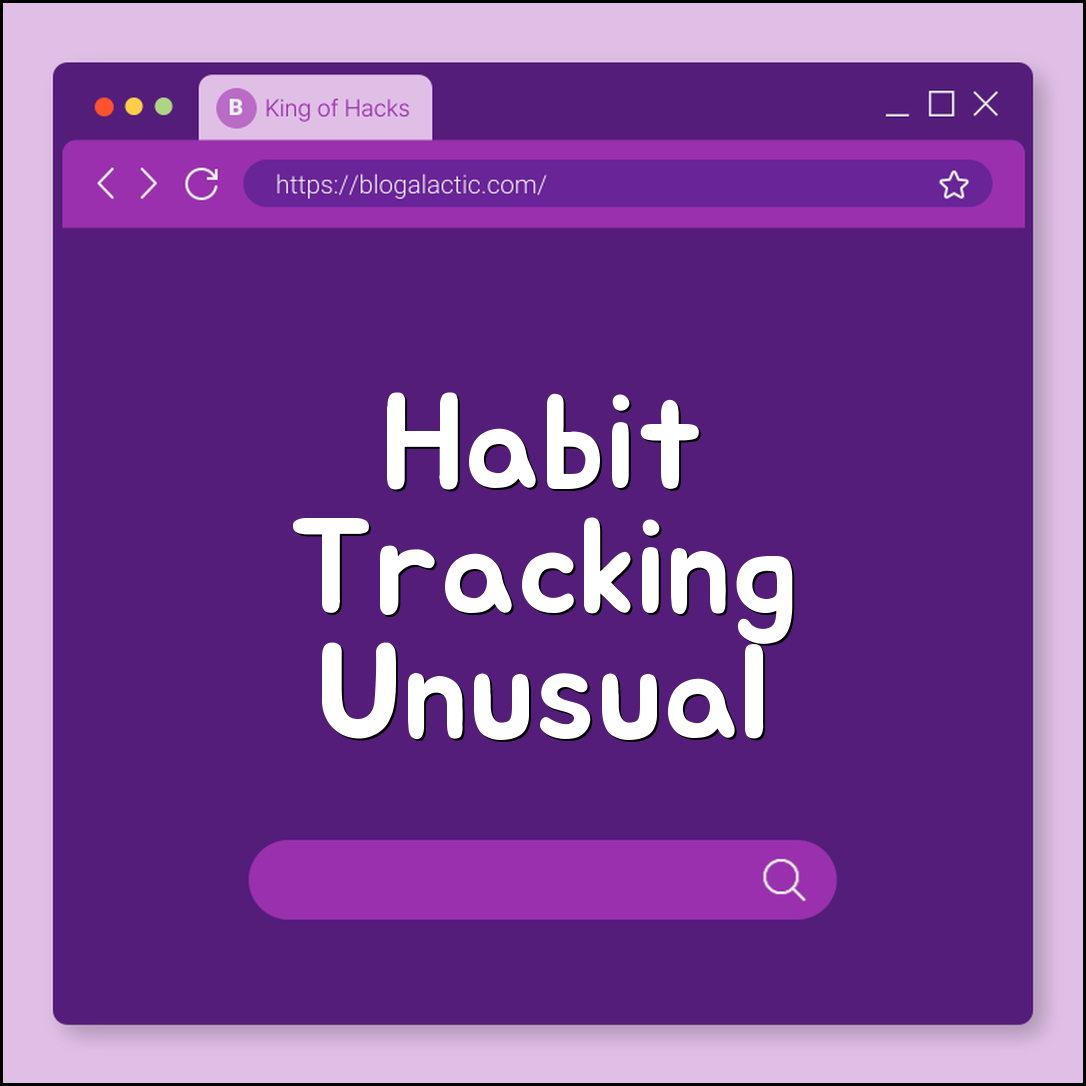 Habit tracking unusual dimensions (mood, weather, location)