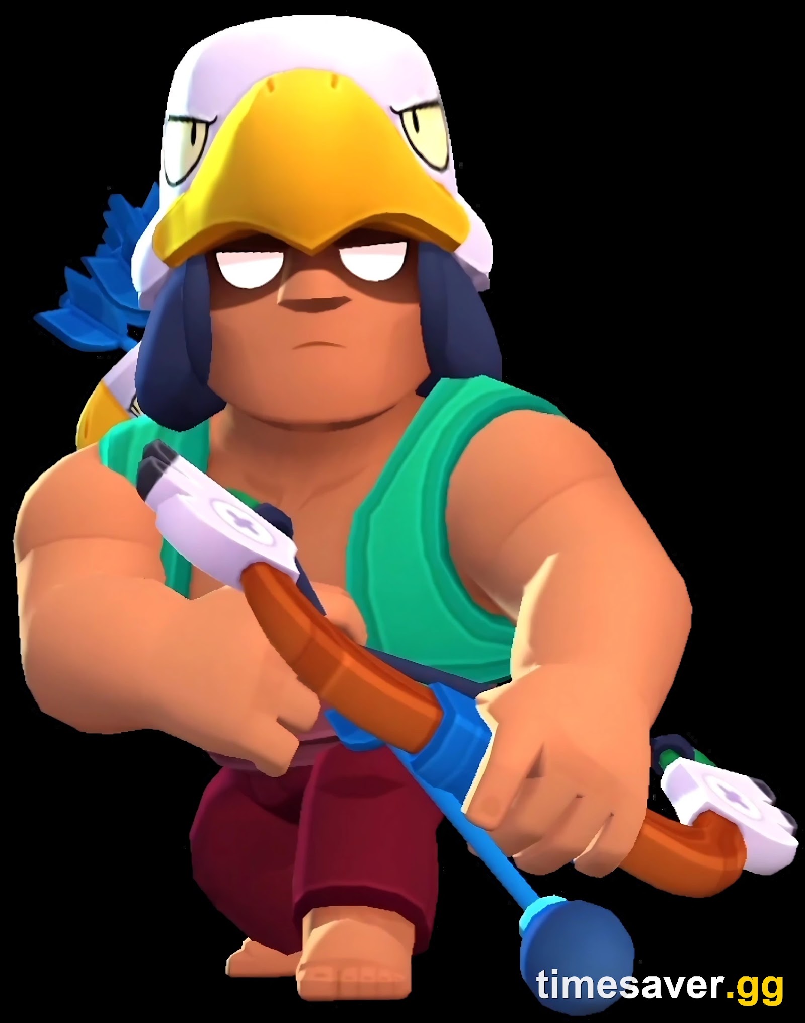 Bo, a Brawl Stars control brawler, official splash art