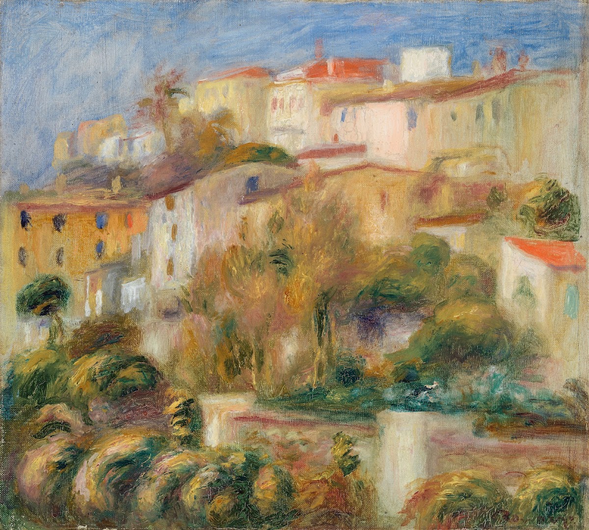 Houses on a Hill Groupe de maisons sur un coteau 1908