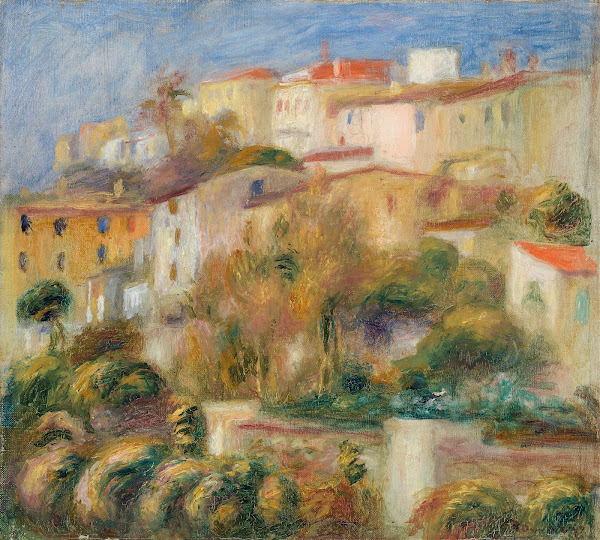 Houses on a Hill Groupe de maisons sur un coteau 1908