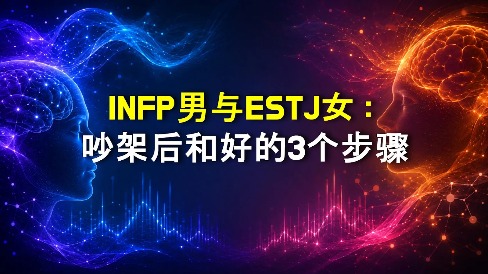 INFP男与ESTJ女：吵架后和好的3个步骤
