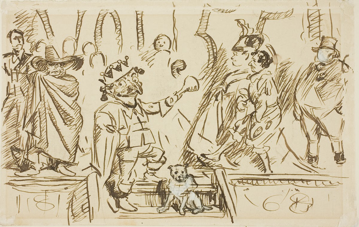Study for Title Page from Punch Volume 55 1868