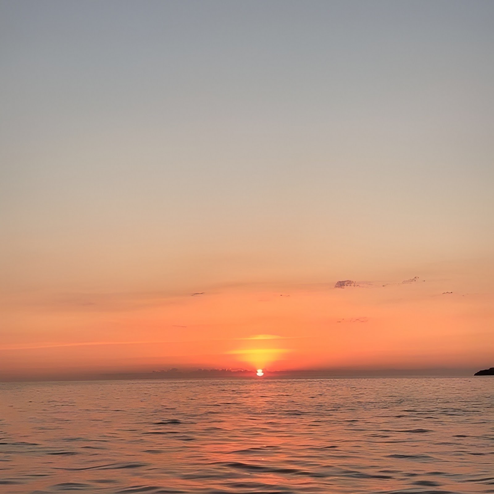 Download Ocean Sunset View From Boat Full HD iPhone