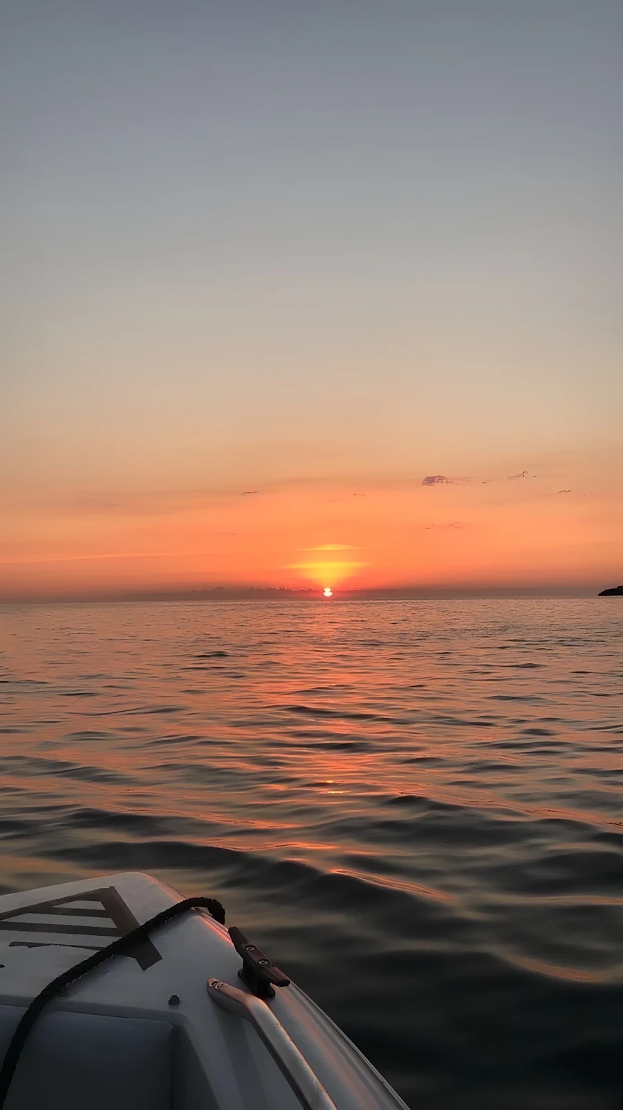 Ocean Sunset View From Boat - Landscape Photography Full HD iPhone Wallpaper (1286x2288)