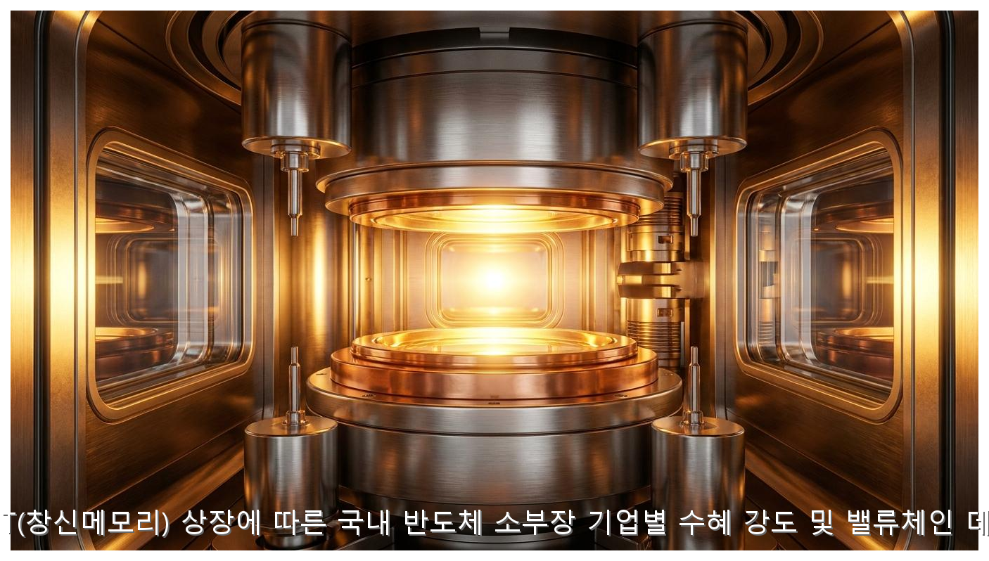 중국 CXMT(창신메모리) 상장에 따른 국내 반도체 소부장 기업별 수혜 강도 및 밸류체인 데이터 분석 핵심 안내 및 분석 인포그래픽 (3)