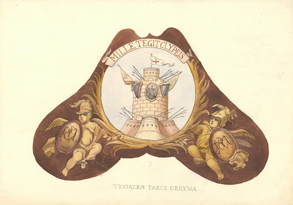 Tysiącem tarcz okrywa  Mille tegit clypeis 1912