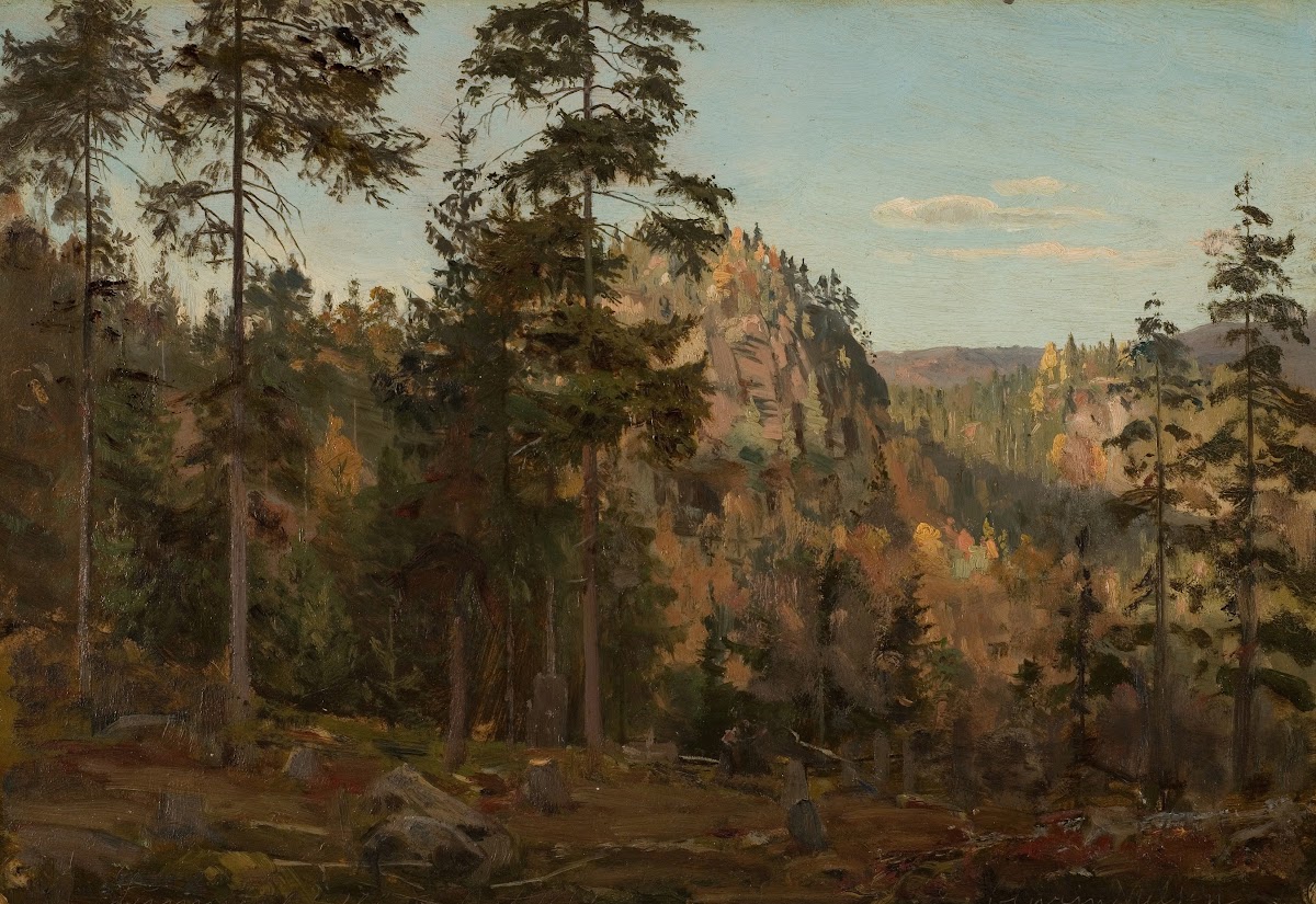 Ved sundet Bjelland 1862