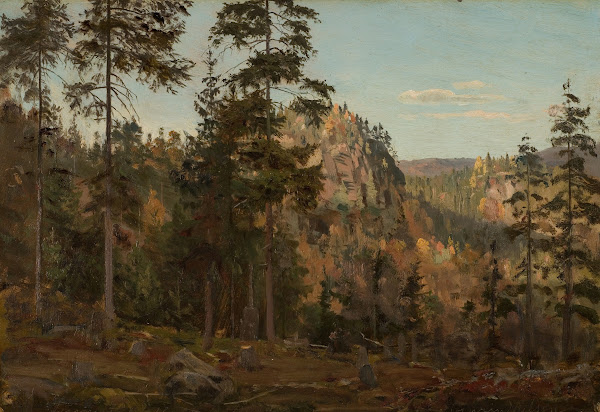 Ved sundet Bjelland 1862