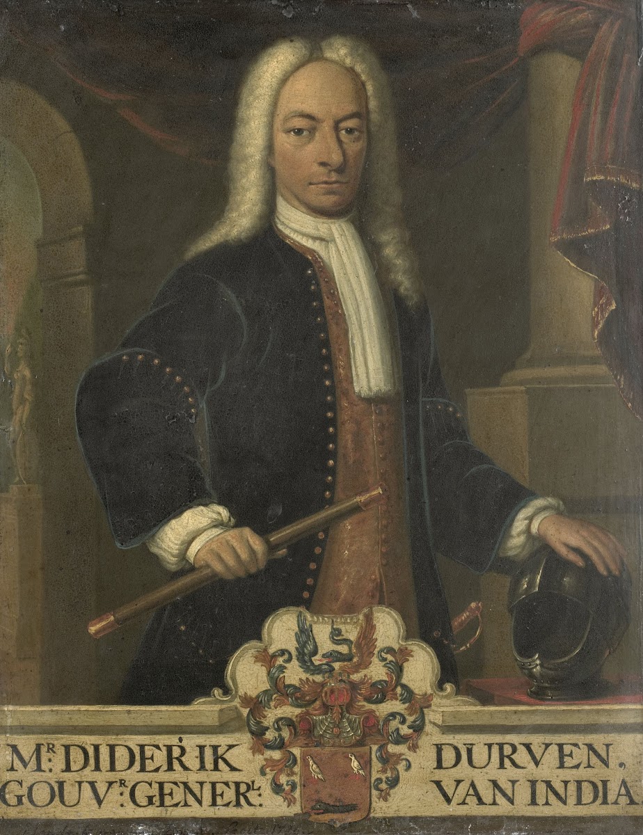 Portrait of Diederik van Durven Governor General of the Dutch East Indies 1736