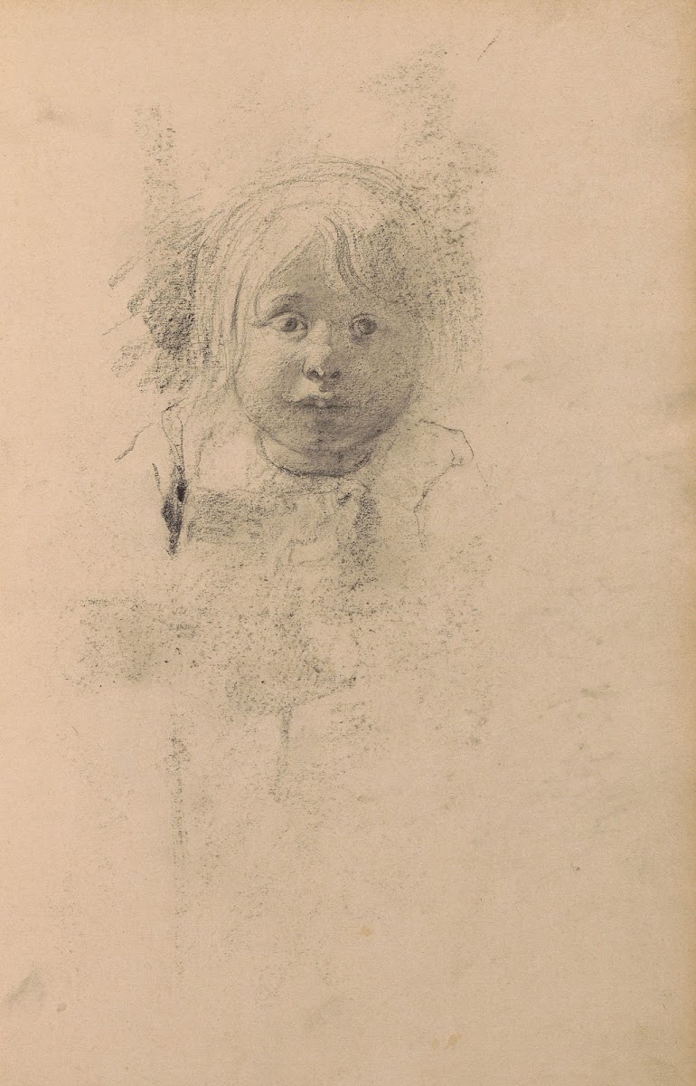 Hoofd van een meisje 1884 1887