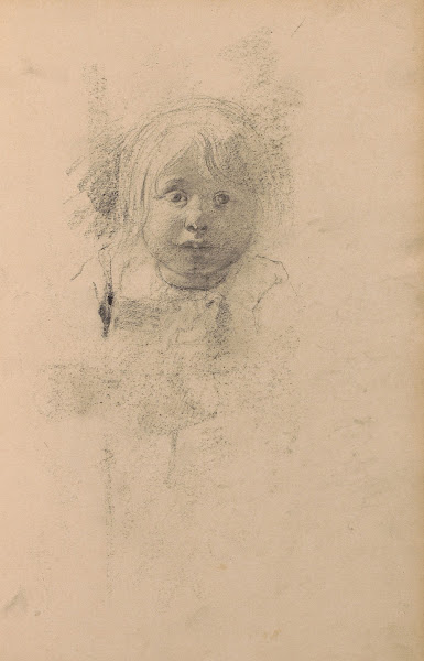 Hoofd van een meisje 1884 1887