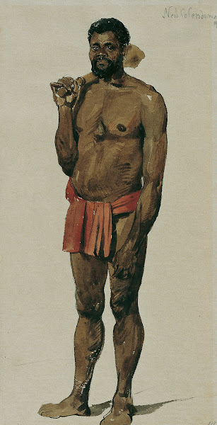 Eingeborener von Neukaledonien 1859