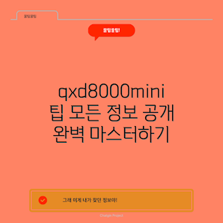 qxd8000mini 정보, qxd8000mini 사용법, qxd8000mini 초보자 가이드, qxd8000mini 전문가 리뷰, qxd8000mini 특징