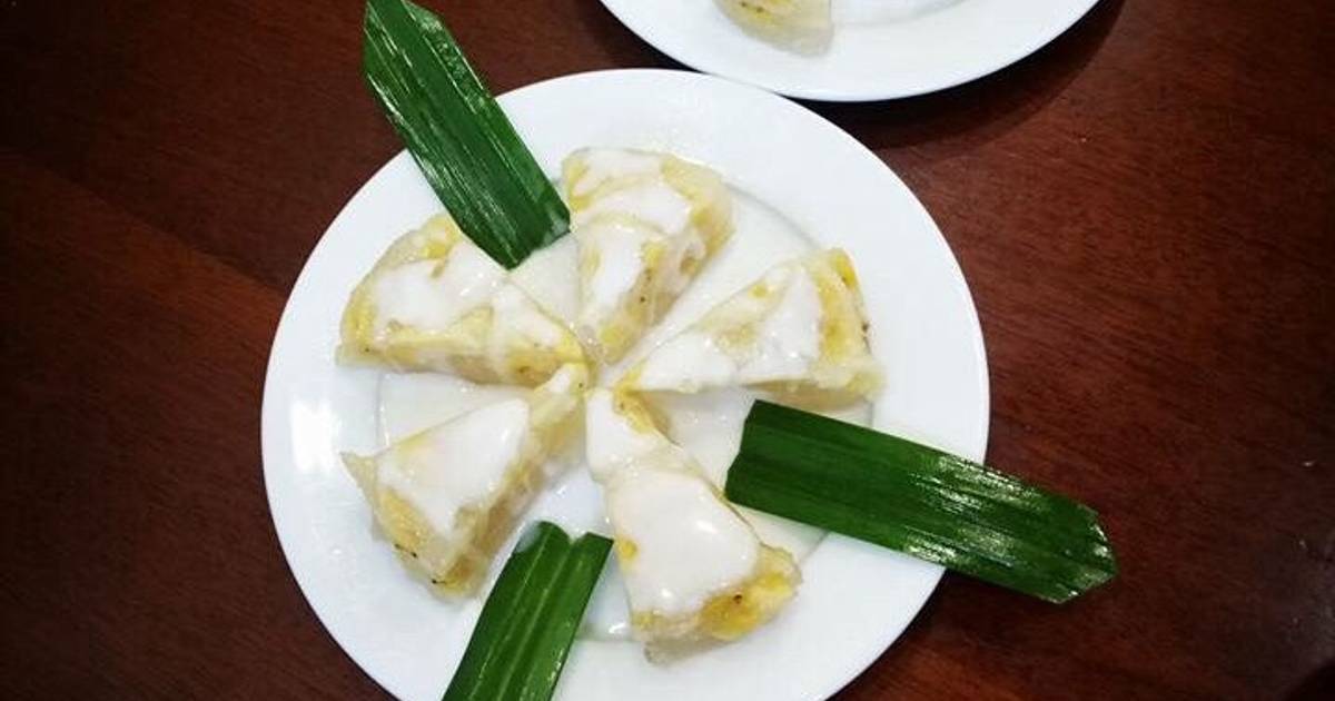 Bánh chuối hấp cốt dừa #ngon_bất_ngờ